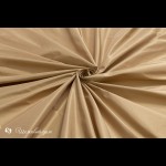 Бежево-коричневая шелковая тафта